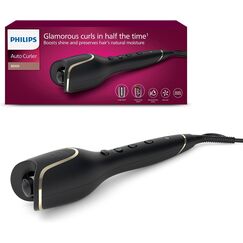Philips 8000 Series Automatischer Lockenstab BHB876/00 – 27 Stylingoptionen, Schwarz