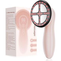 Depsoul Cellulite Massagegerät – Handmassagegerät mit 4 Aufsätzen für Bauch, Taille, Arme & Beine