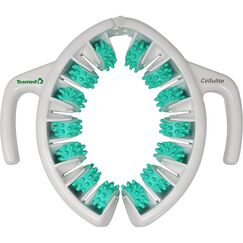 TESMED Cellulite Massagegerät – Manuell, Dreifachwirkung, Hautstraffung, Made in Italy - Grün, Farbe: Grün