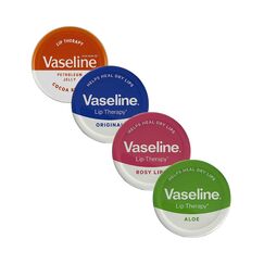 Vaseline Lip Therapy Set – Original, Kokos, Aloe & Rosy – 4×20 g Lippenbalsam          Ask ChatGPT