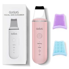 GUGUG Skin Scrubber – Ultraschall-Gesichtsreiniger & Mitesserentferner mit 4 Modi, Farbe: Roségold