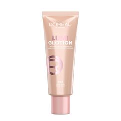L’Oréal Paris Lumi Glotion – Flüssiger Highlighter für Gesicht & Körper, natürlicher Glow, Farbe: 902 Light Glow