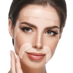 Gesichtsglättungspflaster 165 Stk – Anti-Falten Pads für Augen, Mund & Stirn