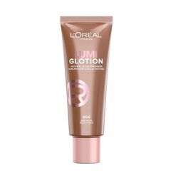 L’Oréal Paris Lumi Glotion – Flüssiger Highlighter für Gesicht & Körper, natürlicher Glow, Farbe: 904 Deep Glow