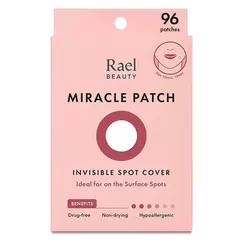 Rael Hydrokolloid Akne Pimple Patch – Unsichtbar, Makelfleck, Hydrokolloid, Hautbehandlung, zwei Grössen (96 count)
