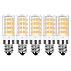 TIAFELNGLY E14 LED Maiskolben Lampen, 5W E14 LED Leuchtmittel, Warmweiss Mais Glühbirnen 5er Pack