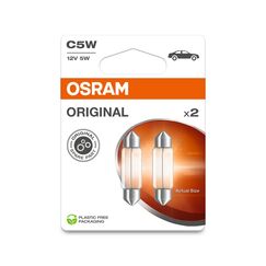 C5W OSRAM Lampen Autolampen 5W 6418-2BL