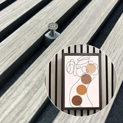 Haken für Akustikpaneele ohne bohren Akupanels Akustikwandpaneele Kein Bohren 4 Schraubhaken in einer Schachtel Akustikpaneele Zubehör