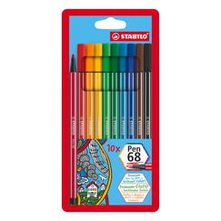 STABILO - Premium-Filzstift - Pen 68-10er Pack