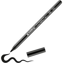 edding 4200 Porzellanpinselstift - schwarz - 1 Stift - Pinselspitze 1-4 mm - Filzstift zum Beschriften u. Dekorieren von Keramik, Porzellan - spülmaschinenfest, lichtechte Tinte, schnell trocknend