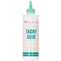 Craftelier - Tacky Glue | Extra starker Flüssigkleber für Scrapbooking und andere BastelProjekte | Ungiftig | Transparent, flexibel und schnelltrocknend - Menge 240 ml