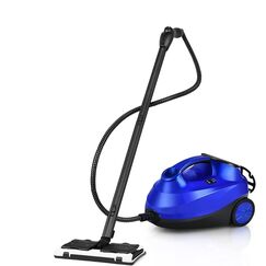 RELAX4LIFE Dampfreiniger 2000W, Dampfdruck: 4 bar, Tank: 1,5 L, Dampfzeit: bis 45 Min., bis 108°C, Dampfsauger mit LED-Licht & Überhitzungsschutz, inkl. 19 Zubehör, für Böden, Teppiche, Sofa (Blau)