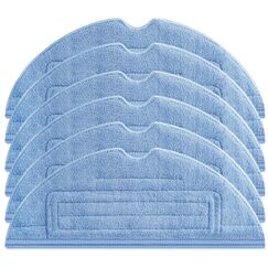 6 Stück Wischtuch-Pads für Roborock S7, Mikrofaser-Wischmopp für Xiaomi für Roborock S7+/MaxV/Plus/Ultra/S8/S8+/T7S/T7S Staubsauger, wiederverwendbares und waschbares Pad-Zubehör