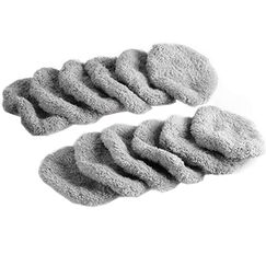 Sophinique 12-Pack Ersatz-Reinigungspads Fensterreinigungsroboter, Kompatibel mit allen runden Fensterreinigungsrobotern, deren Reinigungsrad einen Durchmesser von 14.5-15 cm hat.