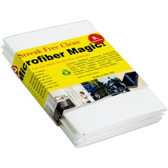 Streifenfreies Mikrofasertuch für alle Oberflächen und nur mit Wasser. Umweltfreundlich, 40 cm groß, perfekt für Fenster, Spiegel, Küchentheke, Geräte, Auto, Fahrrad, TV-Bildschirm, 3er-Pack