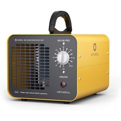 Airthereal MA10K-PRO Industrieller Ozongenerator, Geruchsbeseitiger, Hochleistungs-O3-Gerät mit Timer, Ozon-Luftionisator für Zuhause, Büro, Keller, Hotel und Auto, Gelb