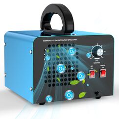 Kasakily Ozongenerator 28000mg/Std Ozongerät mit 2 Modi, Ozonisator Industrieller O3 Ozon Luftreiniger mit 120 Min Timer bis zu 300㎡ Geruchskiller für Auto/Wohnung/Rauch/Haustiergerüche/Küchengerüche