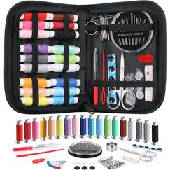 Coquimbo Nähset mit Nähzubehör, Nähzeug Geschenke für Frauen Mama Anfänger Reisende Kinder, Nähset Grundausstattung Sewing Kit für Hause Reise Camping & Notnähen mit Nähgarn Nähnadeln Schere
