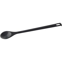 Fackelmann Kochlöffel Nero – Premium Kunststoff Küchenhelfer, Hitzebeständig, Spülmaschinenfest, 305x45x15mm, Schwarz