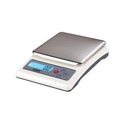 G&G KF6K Küchenwaage, 6kg /0.1g, einstellbare Abschaltautomatik, Feinwaage Digitalwaage, mit Netzteil und Batterien