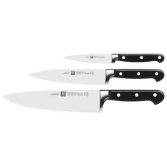 ZWILLING Professional S Messer-Set 3-teilig, Rostfreier Spezialstahl, Schwarz, Made in Germany