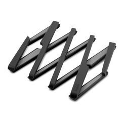 Joseph Joseph Ausziehbarer Rutschfeste, hitzebeständiger Untersetzer, Arbeitsplatte Schutz für Heiße Pfannen und Heiße Gerichte, Nylon - Schwarz