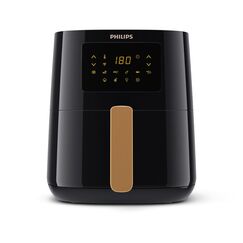 Philips Airfryer 5000-Serie Heißluftfritteuse L, 4.1L (0.8Kg), 13-in-1 Airfryer, Wifi verbunden, 90% Weniger Fett mit Rapid Air Technologie, Rezepte-App (HD9255/80)