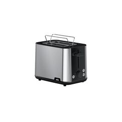 Braun PurShine Toaster HT1510 BK – Doppelschlitz-Toaster, 8 Röstgrade, Aufwärm- & Auftaufunktion, Ausziehbare Krümelschale, 900 Watt, Schwarz