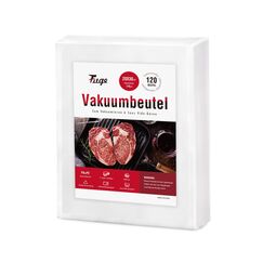 Fitge Vakuumierbeutel 170µm 20x30cm 120 Beutel für alle Vakuumiergeräte Vakuumbeutel für Lebensmittel BPA-frei stark & reißfest Profi Vakuumierfolie Sous Vide Gefrierbeutel