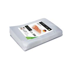 CASO Strukturbeutel 20x30 cm / 100 Beutel, für alle Balken Vakuumierer & Folienschweißgeräte, BPA-frei, stark & reißfest, 105µm, stabile Schweißnaht, Sous Vide geeignet, Made in Germany