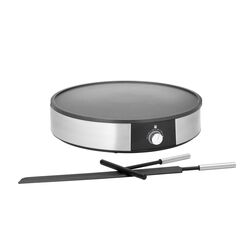 WMF Lono Crêpes Maker elektrisch – Crêpesmaschine 1.600 W mit 33 cm Antihaft-Platte, Teigverteiler und Wender, stufenlose Temperaturregelung, spülmaschinenfeste Teile, gut für herzhafte Crêpes