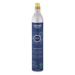 GROHE Blue, 1x 425g CO2 Flasche für bis zu 60l Sprudelwasser (lebensmittelechtes CO2, geeignet für jeden Wassersprudler mit Standard CO2 Anschluss, universal einsetzbar, leicht austauschbar), 40651000