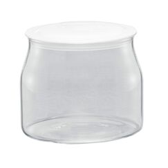 Rommelsbacher Ersatzglas JG 1 für Joghurt & Frischkäsebereiter JG 80-1,2 Liter, mit Deckel