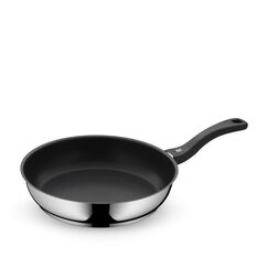 WMF Devil Bratpfanne beschichtet 28 cm, Edelstahlpfanne Induktion, Antihaftbeschichtung, fettarmes Braten, backofenfest bis 70 Grad, für alle Herdarten geeignet, Kunststoffgriff