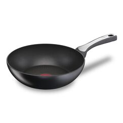 Tefal Unlimited On Wokpfanne Induktion 28 cm, katzfeste Titanium 6X Antihaftversiegelung, Thermo-Signal bei idealer Brattemperatur, für alle Herdarten geeignet, G25919