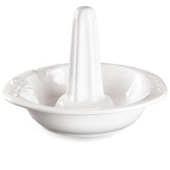 Römertopf Hähnchenbräter CHICO – Hähnchenhalter mit Aromabehälter aus Naturton – 25 cm – für Hähnchen & Ente bis 2 kg – Hähnchen Grill Halter für Backofen & Grill