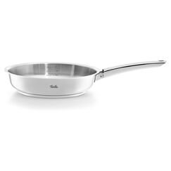 Fissler Steelux Pro/Edelstahl-Pfanne (Ø 24 cm) Bratpfanne-unbeschichtet, scharfes anbraten, Made in Germany - Induktion