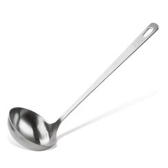 Chefkoch trifft Fackelmann Schöpflöffel – Zum Servieren und Schöpfen von Suppen und Eintöpfen, Edelstahl in mattem Look – Suppenkelle spülmaschinengeeignet