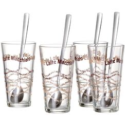 Ritzenhoff & Breker Latte Macchiato Gläser-Set Sana | 8-teilig | 370 ml