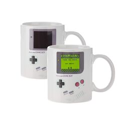 Gameboy Thermoeffekt-Tasse - Offiziell lizenziertes Geschenk für Gamer, Nerds, Nintendo-Fans, Männer & Retro-90er-Jahre-Fans, 290 ml (10 Fl Oz), Schwarz