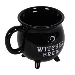 something different Witches Brew, Steinzeug, Kesselbecher, Schwarz, Einheitsgröße (1er Pack)