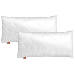 sleepling 2er Set Kissen 40x60 cm, Sofakissen, Kissenfüllung, Zierkissen für Allergiker, Deko Kissen Füllung 40 x 60, Ökotex, waschbar bis 60 Grad, Made in EU, Komfort 100