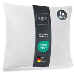 LILENO HOME 1er Set Kissenfüllung 45x45 cm - 40°C waschbares Innenkissen geeignet für Allergiker - Polyester Kisseninlet als Couchkissen, Sofa Kissen, Cocktailkissen und Kopfkissen