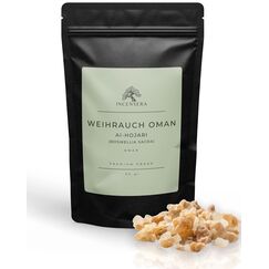 Incensera Weihrauch Oman 50g - Baumharz zum Räuchern Weihrauch zum Räuchern & Ausräuchern negativer Energie Hochwertiges Räucherwerk, Harz & Frankincense Perfekt für Hausreinigung