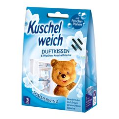Duftkissen mit Frische Perlen Sommerwind Kuschelweich Duftsäckchen mit der Frische vom Kuschelweich-Weichspüler bis zu 6 Wochen Wäsche-Duft im Schrank oder am Kleiderbügel