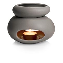 Tescoma Duftlampe FANCY HOME, Stones, Keramik, grau, 14.4 x 13 x 12 cm