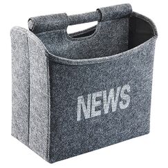 Kobolo Zeitungsständer aus Filz platzsparend faltbar 31x19x31 cm