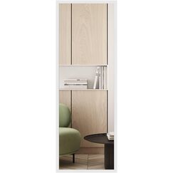 nielsen HOME Wandspiegel, 70 x 170 cm, Holz (MDF), Weiß, Ganzkörperspiegel für alle Wohnbereiche, Hoch- & Querformat, anpassbare Aufhänger, Oslo