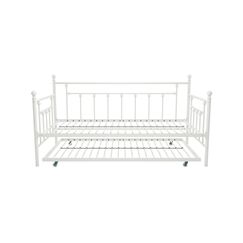 DHP Manila Metall-Tagesbett/Ausziehbett Weiß Einzel