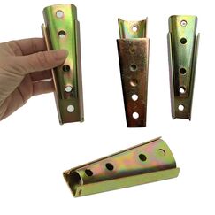 KAFENDA Sofa-Verbindungsstücke, ineinandergreifende Sofa-Verbindungshalterung (buntes 4-teiliges Set)